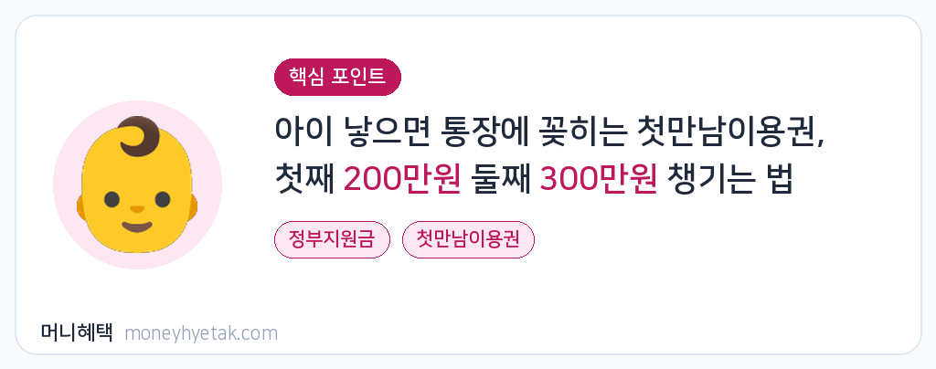 첫만남이용권