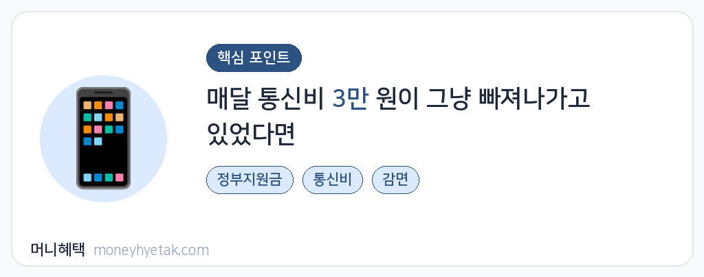 통신비 감면